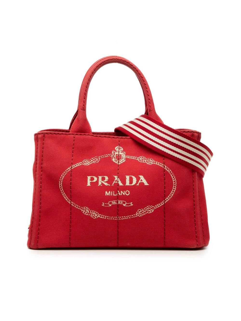 Prada Small Canvas Canapa Logo Tote #359952P59B